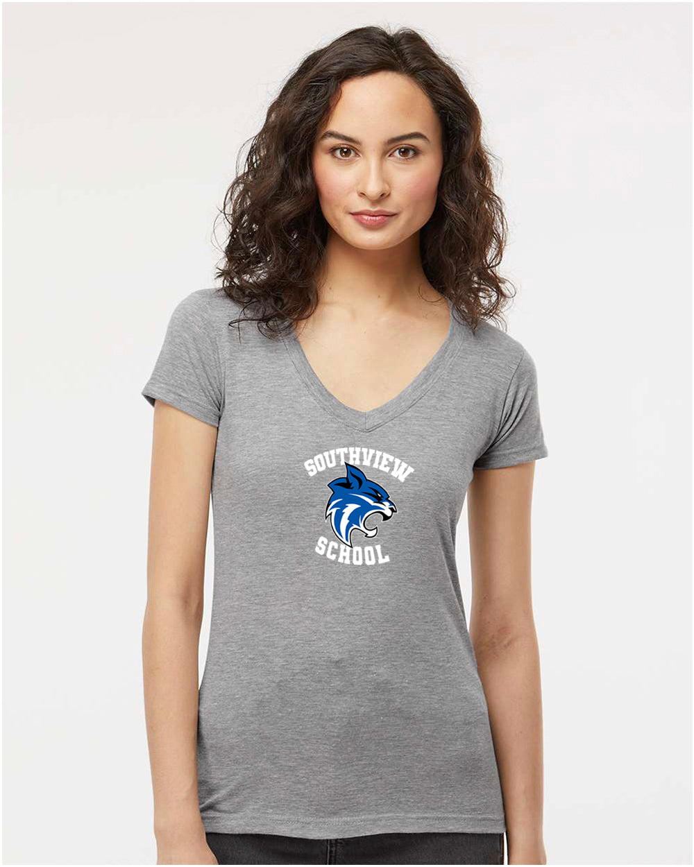 Southview School - Women's V-Neck Full Logo