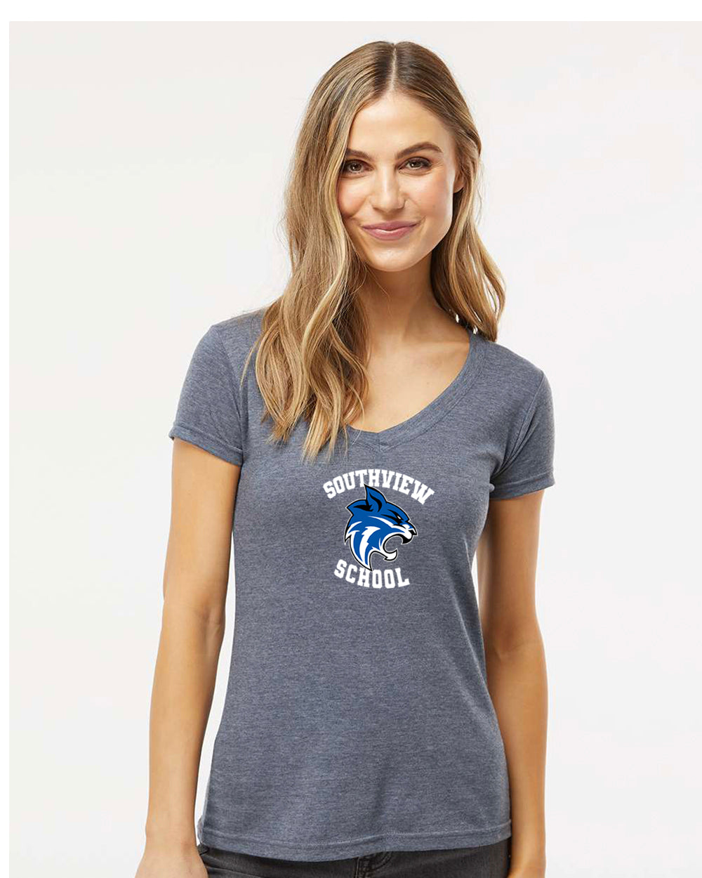 Southview School - Women's V-Neck Full Logo