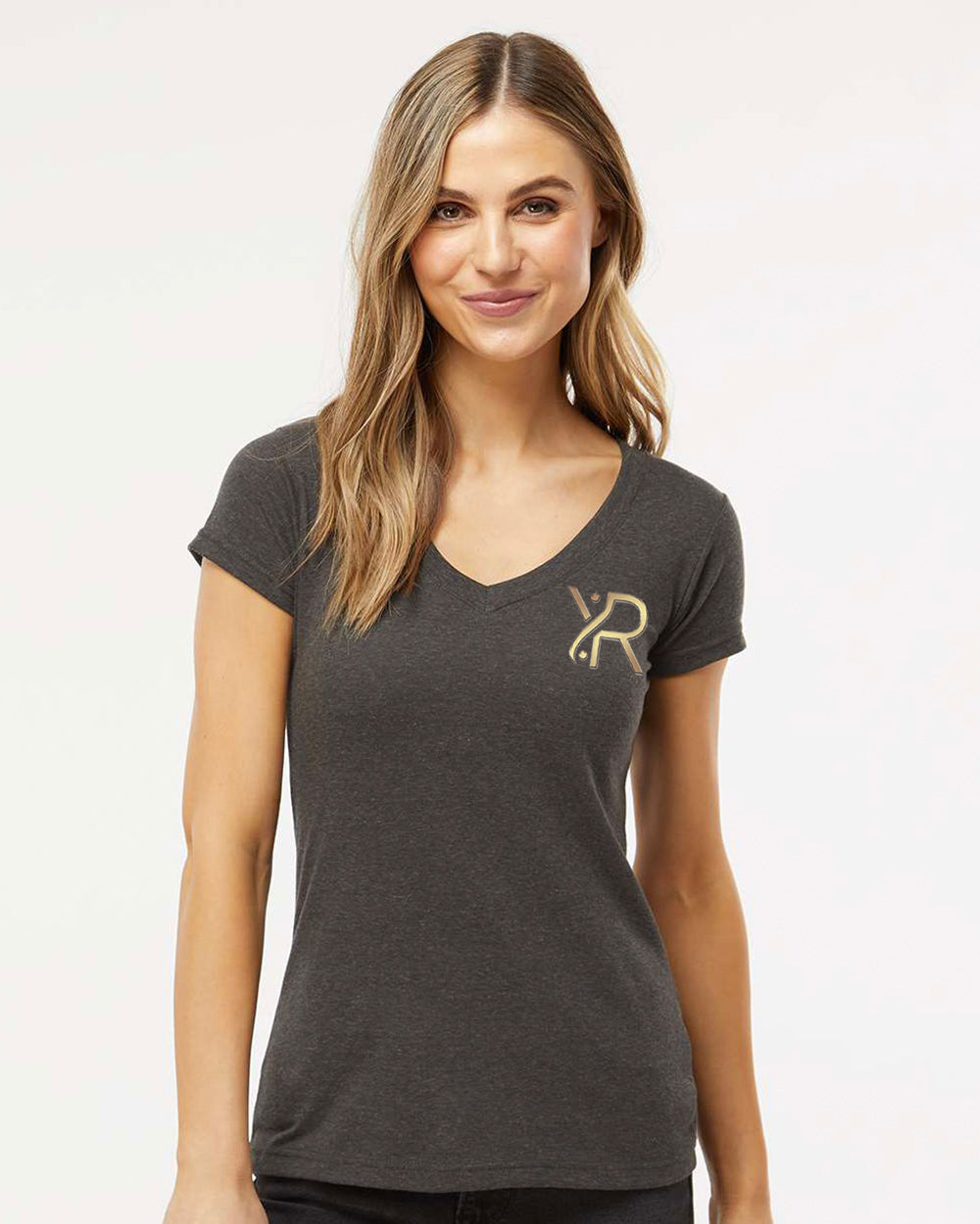 YR - Women's V-Neck (Small Chest Logo)