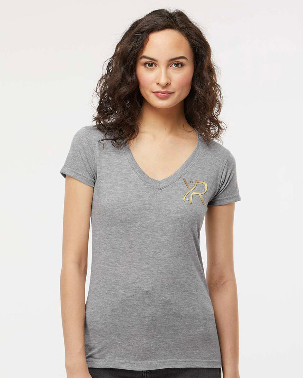 YR - Women's V-Neck (Small Chest Logo)