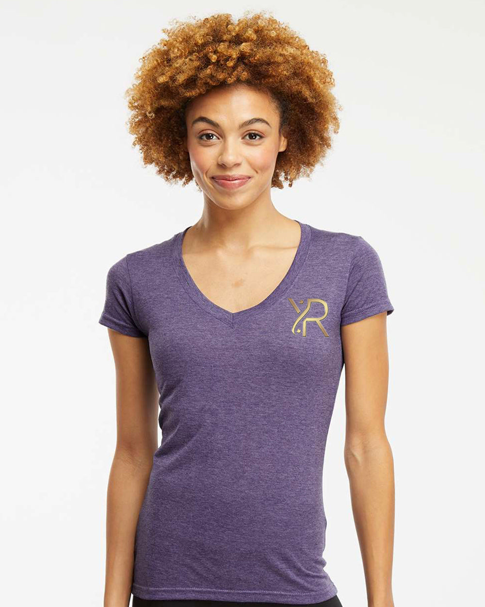 YR - Women's V-Neck (Small Chest Logo)