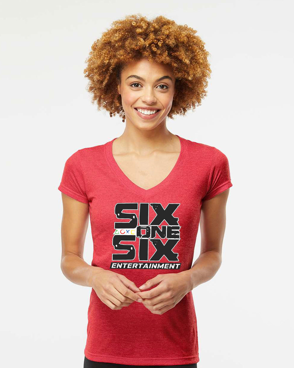 616E - Women's V-Neck