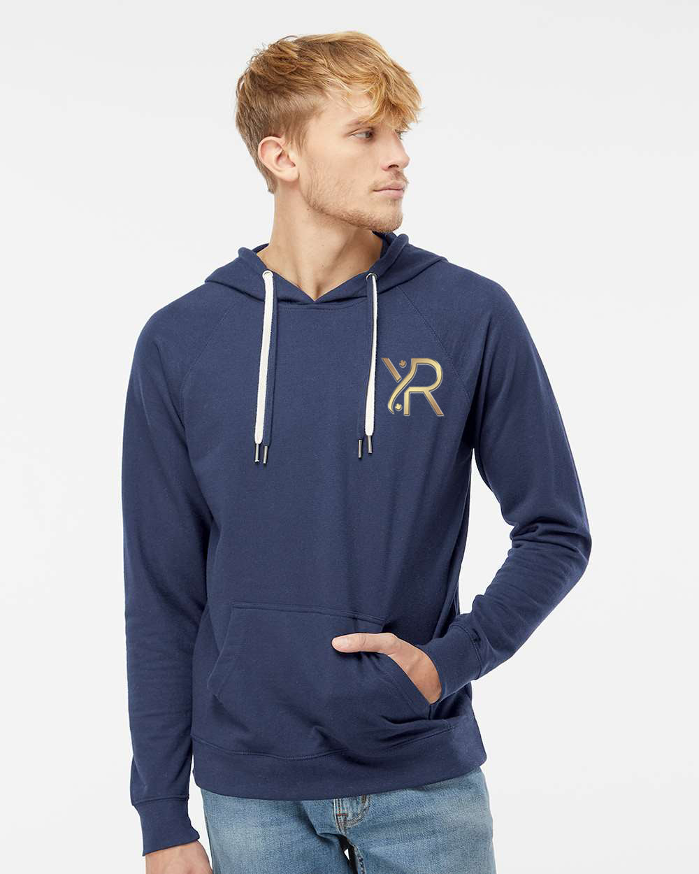 YogaRevolution - Unisex Lightweight Hoodie (Small Chest Logo)