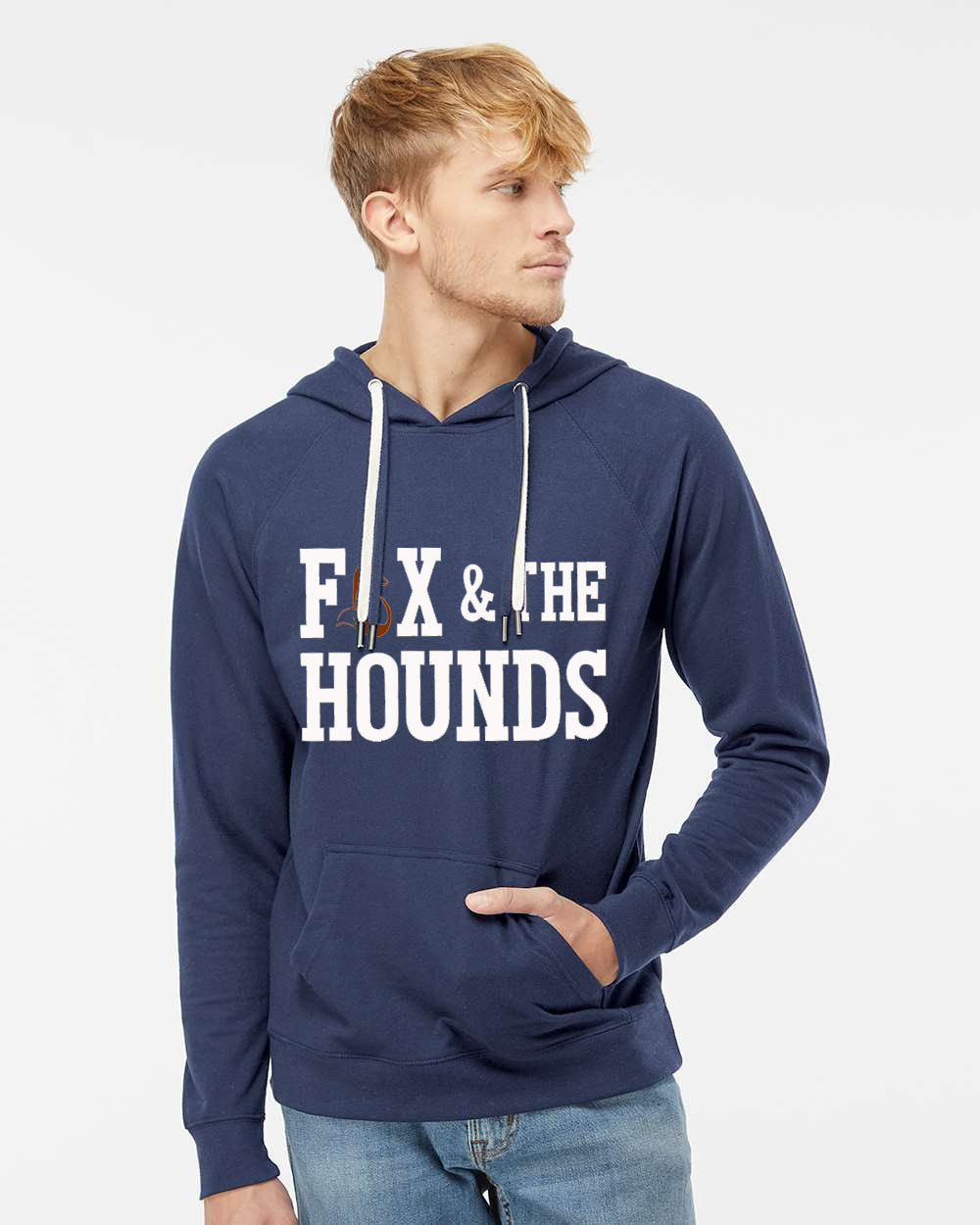 F&H - Lightweight Unisex Hoodie (White Logo)