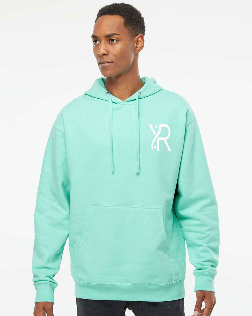 YR - Unisex Hoodie (White Small Chest Logo)
