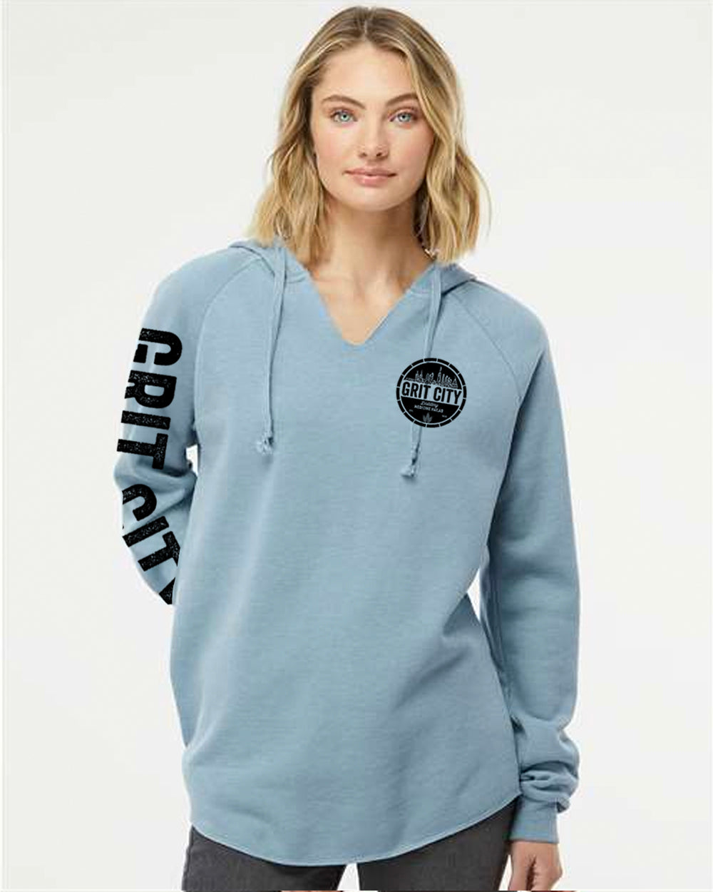 Grit City Woman's Pullover Hoodie