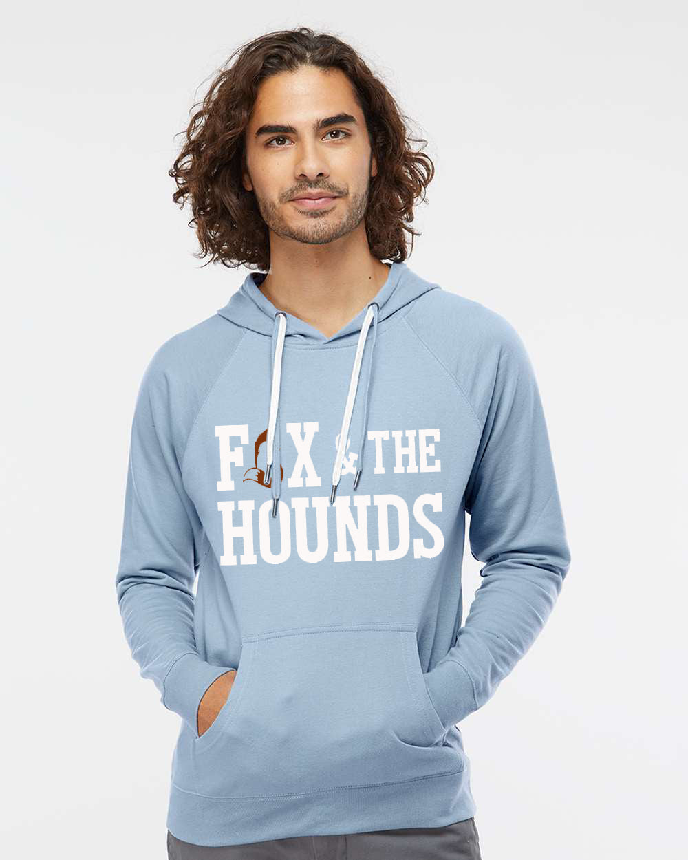 F&H - Lightweight Unisex Hoodie (White Logo)