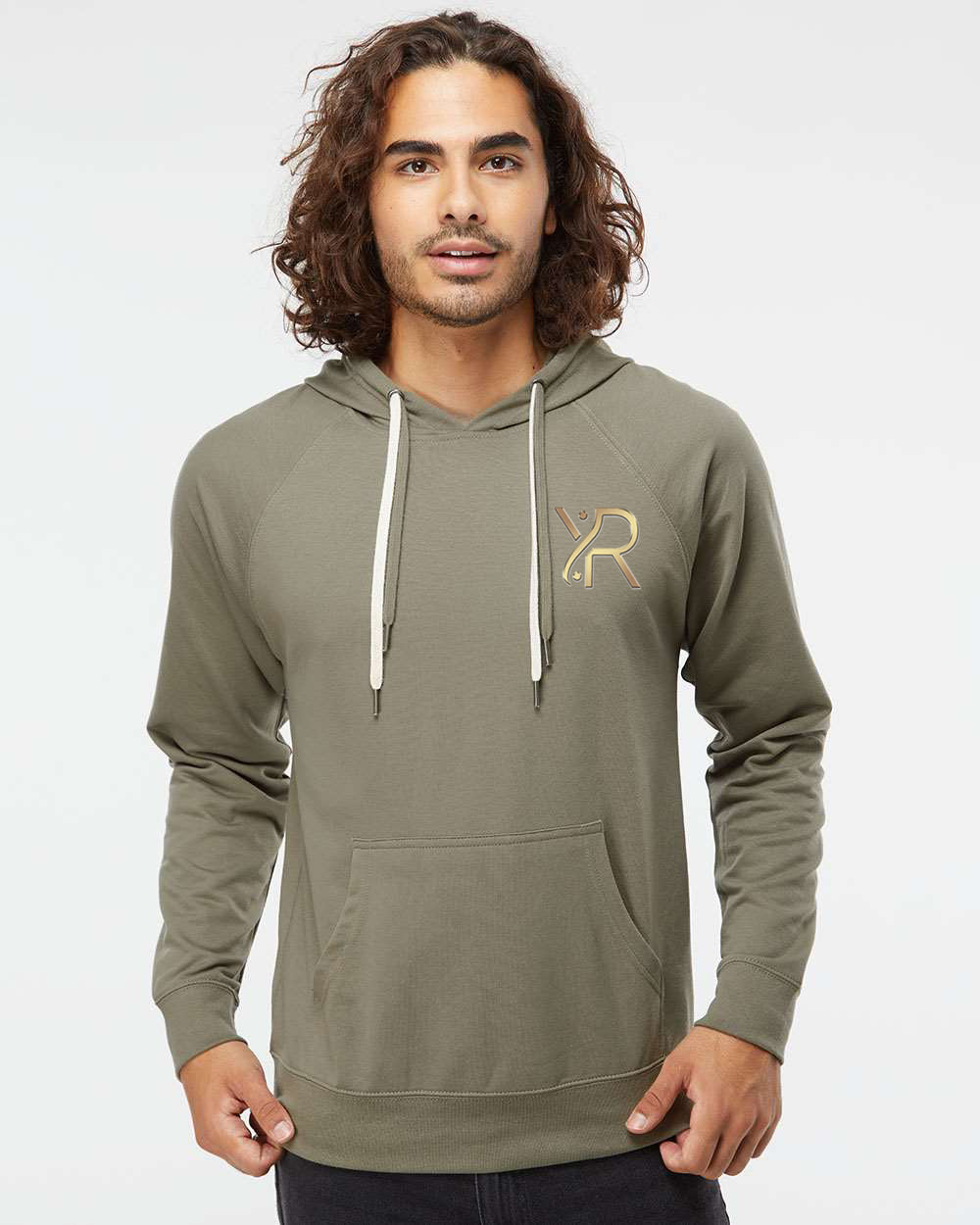 YogaRevolution - Unisex Lightweight Hoodie (Small Chest Logo)