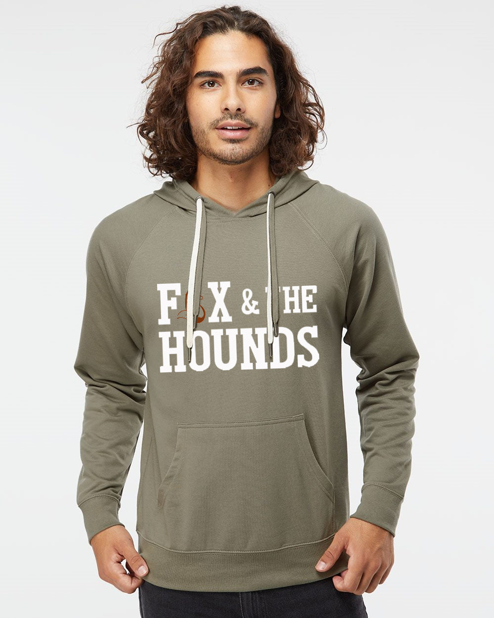 F&H - Lightweight Unisex Hoodie (White Logo)