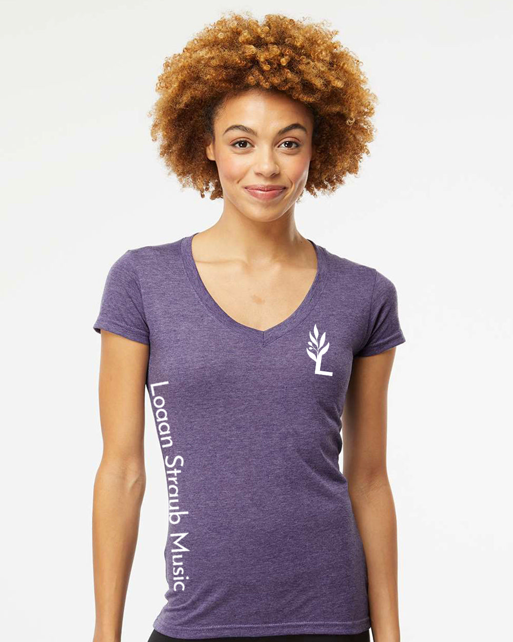 LS- Vneck- Womens