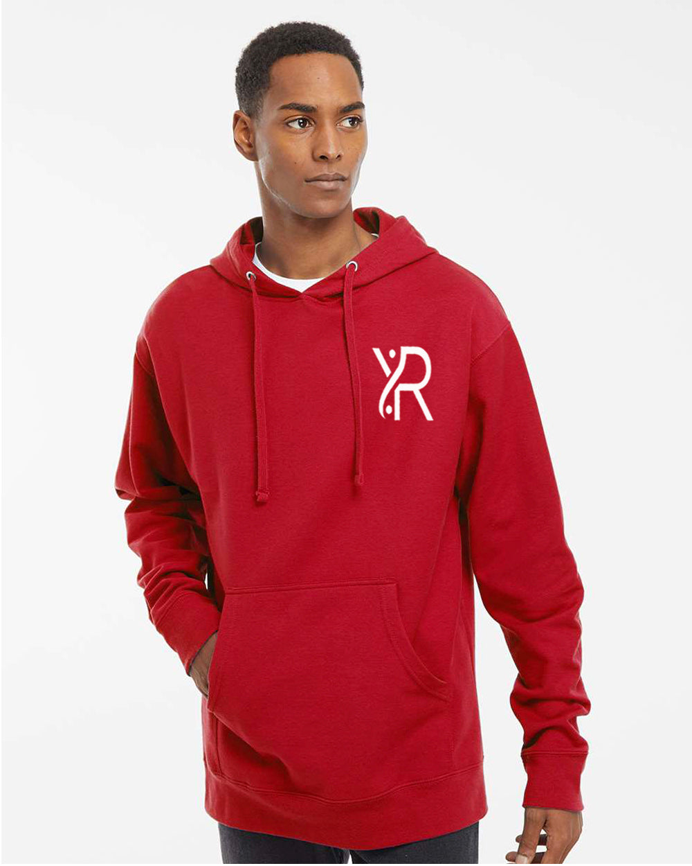 YR - Unisex Hoodie (White Small Chest Logo)