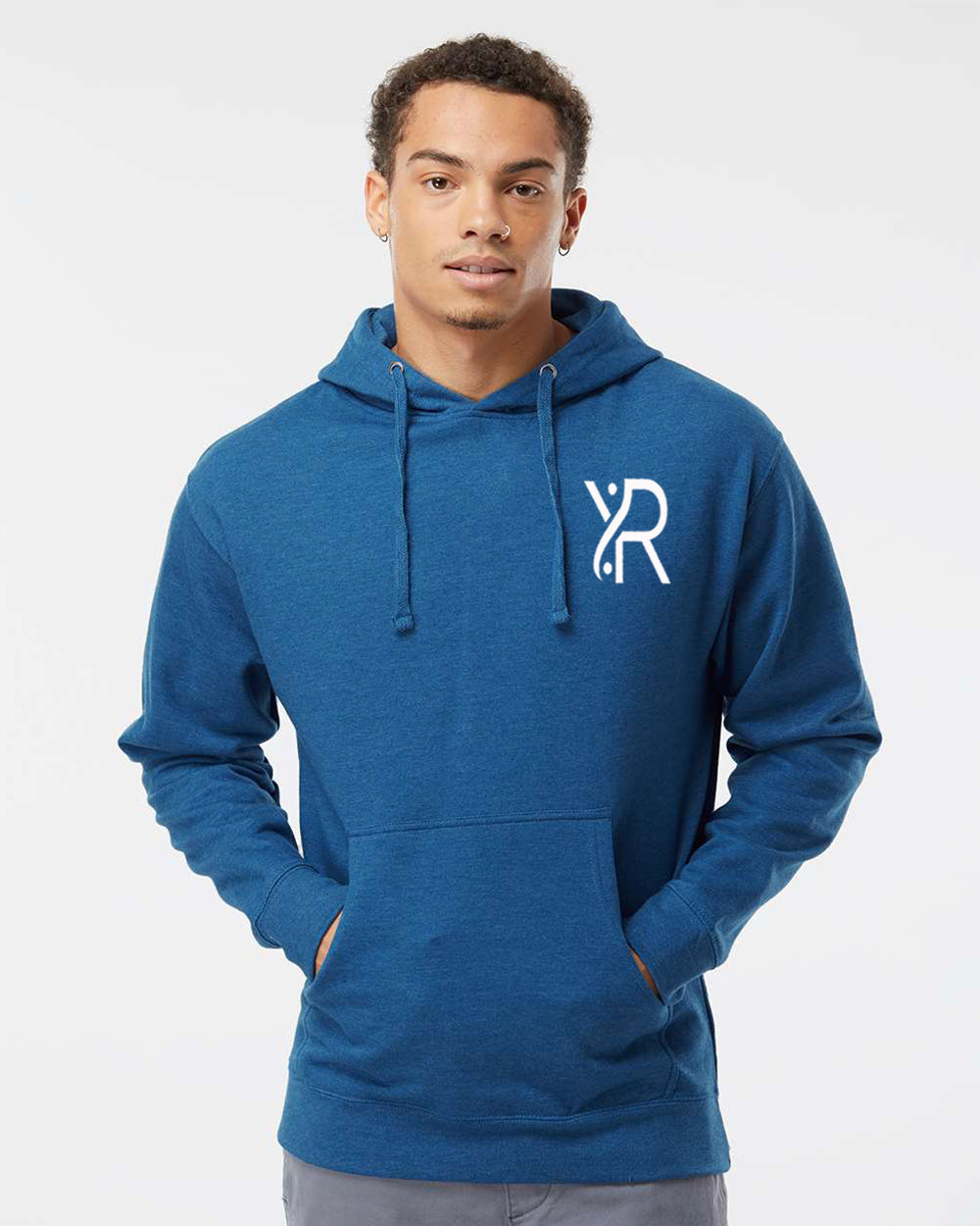 YR - Unisex Hoodie (White Small Chest Logo)