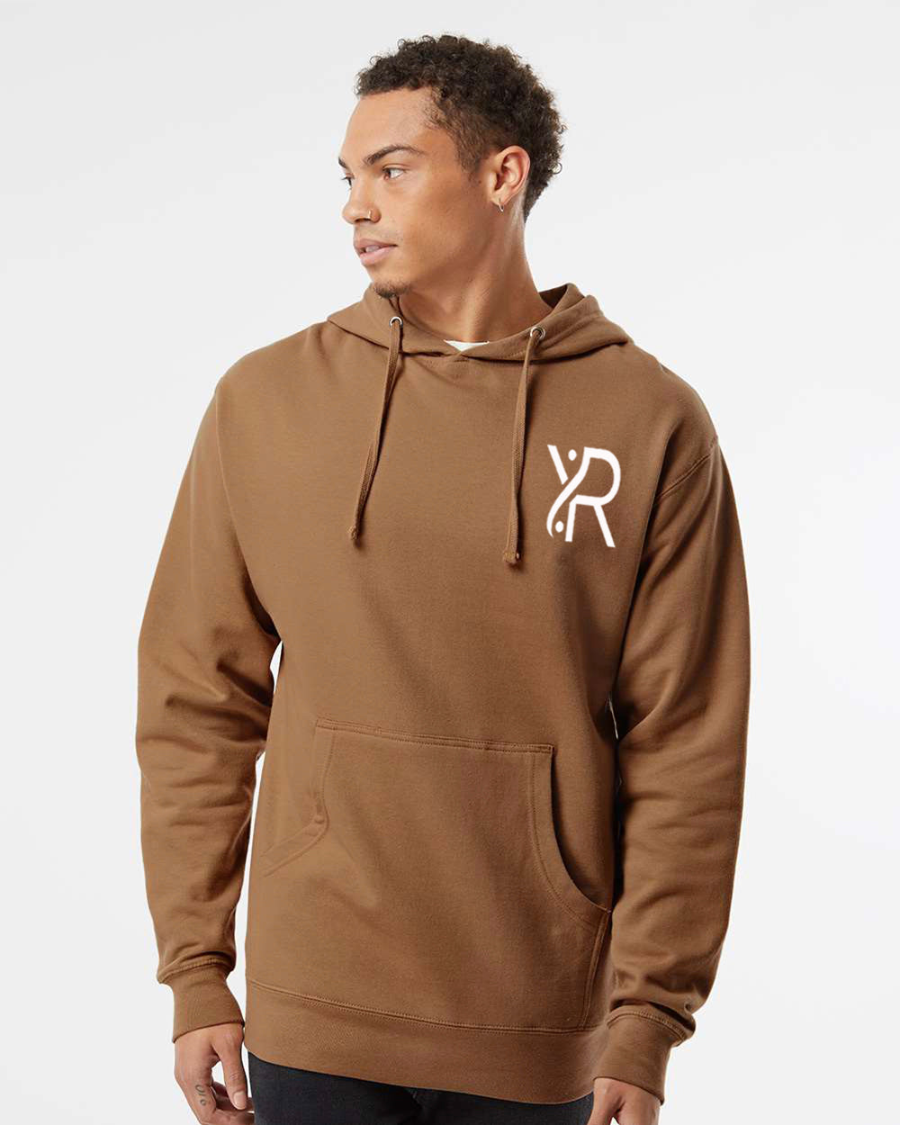 YR - Unisex Hoodie (White Small Chest Logo)