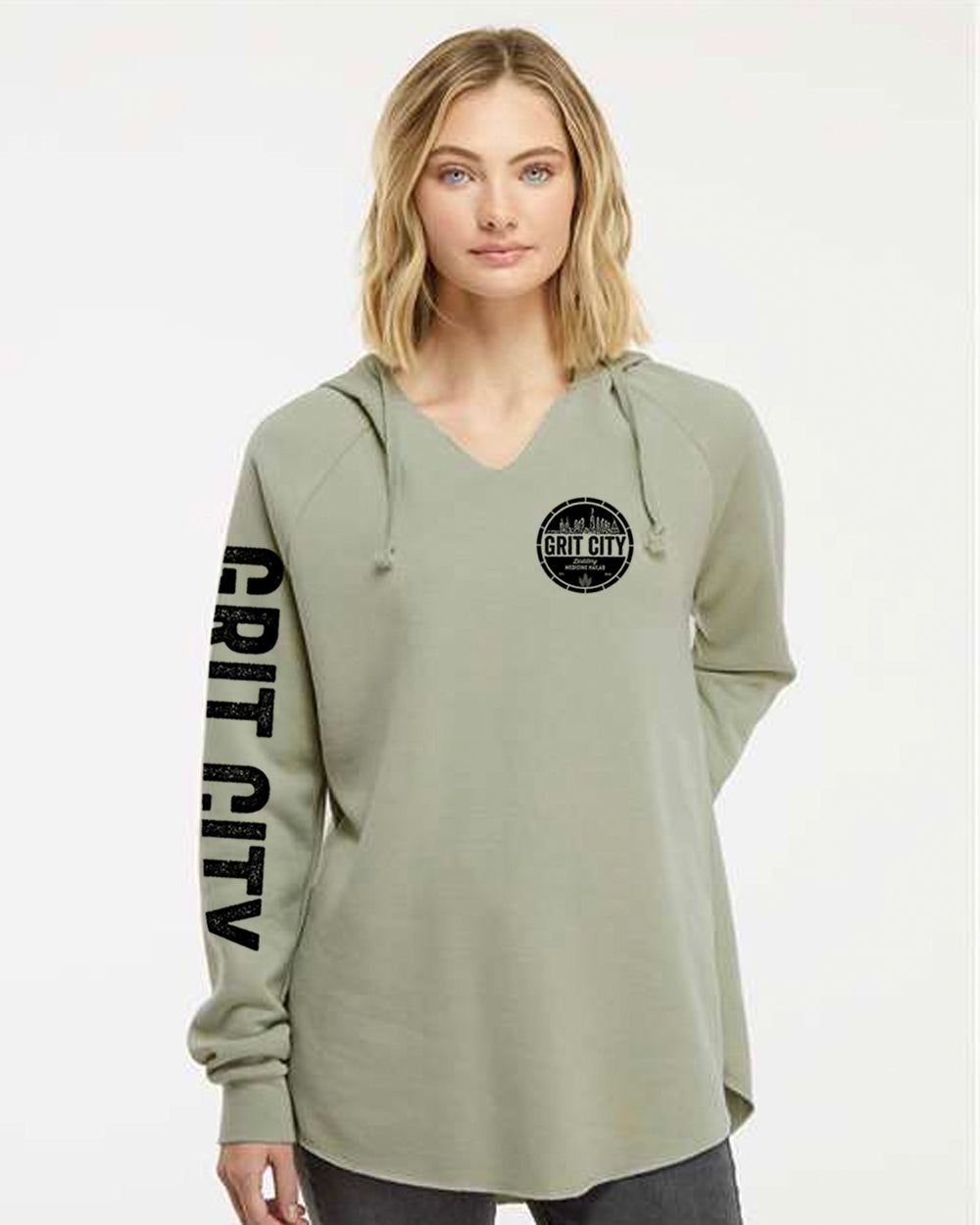 Grit City Woman's Pullover Hoodie