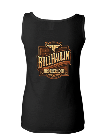 Bullhaulin' Brotherhood - Racerback Tank - Woman